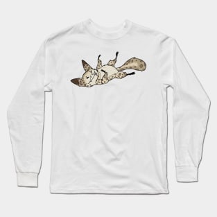 Loth Cat lounging Long Sleeve T-Shirt